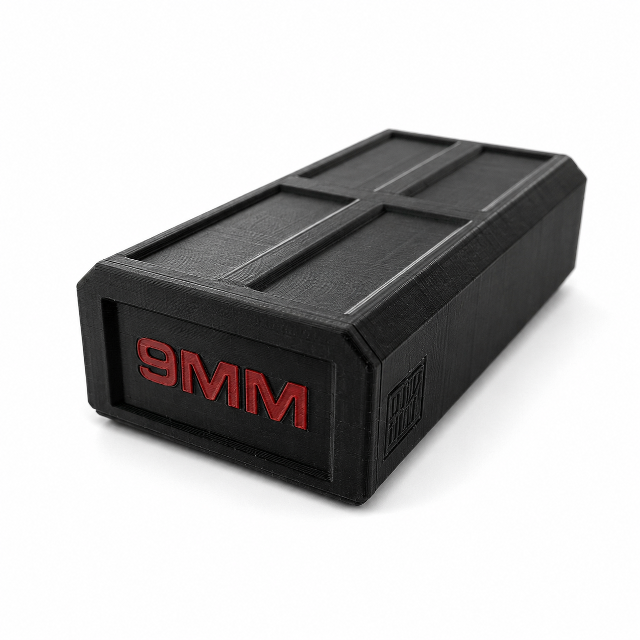 9mm Ammo Storage Box – 50 Round 9mm Luger Case with Sliding Lid & Dual Latches - Image 2